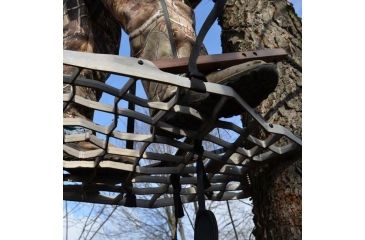 Image of Lone Wolf Treestands Wide Sit and Climb II Combo Tree Stand, Gray WSCC II