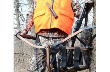 Image of Lone Wolf Treestands Wide Sit and Climb II Combo Tree Stand, Gray WSCC II