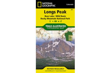 Image of  Longs and McHenrys Peak Trail Map