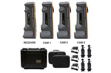 Image of Longshot by Target Vision LR-3 w/ 2 Extra Cameras w/ Bulletproof Warranties, Black/Orange/Grey TV-CF103-3-W