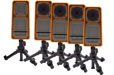Image of Longshot by Target Vision LR-3 w/ 3 Extra Cameras w/ 4 Bulletproof Warranties, Black/Orange/Grey, TV-CF103-4-W