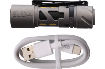 Image of Loop Gear SK03 Flashlight Titanium, LPGSK03TI