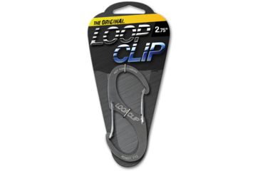 Image of Looprope 2.75in Loopclip Carabiner Clip, Brushed Stainless Steel 963994