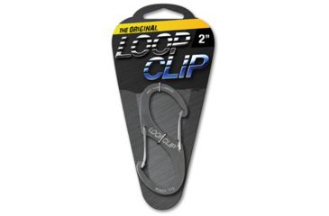 Image of Looprope 2in Loopclip Carabiner Clip, Brushed Stainless Steel 963993