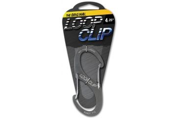 Image of Looprope 4.25in Loopclip Carabiner Clip, Brushed Stainless Steel 963996