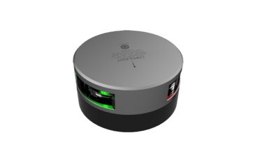 Image of Lopolight Combined Starboard &amp; Port Sidelight - Single - 2nm - Silver Housing - Horizontal Mount 75804