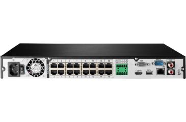 Image of Lorex 4K Ultra HD 16-Channel Security System w/3 TB NVR and Eight Super HD Bullet Security Cameras w/ Color Night Vision and Smart Home Control, NK163-85CB