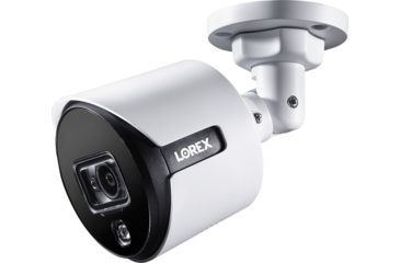 Image of Lorex Ultra HD Analog Active Deterrence Add-on Security Bullet Camera w/ Color Night Vision, C881DA-E