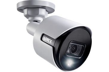 Image of Lorex Ultra HD Analog Active Deterrence Add-on Security Bullet Camera w/ Color Night Vision, C881DA-E