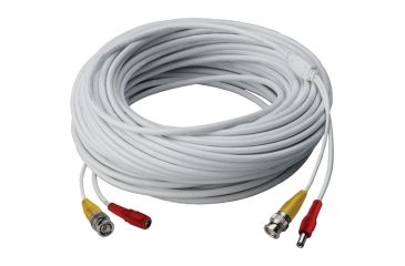 Image of Lorex Video RG59 Coaxial BNC/power Cable CB250URB, White, 250ft, LORCB250URB