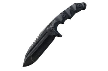 Image of LOTAR Combat Karnaff Gen 2 MilSpec Elite Fixed Blade Knives, 109mm, CPM3V, Drop Point, Plain Edge, G10, Black, R102SW