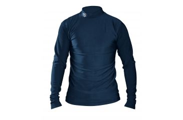 Image of Louisville Slugger Youth Slugger Cold Weather Thermal Tech Long Sleeve Shirt,Navy,Small LS1535-YS-NV