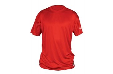 Image of Louisville Slugger Youth Slugger Loose-Fit Short Sleeve Shirt,Red,Small LS1528-YS-RD