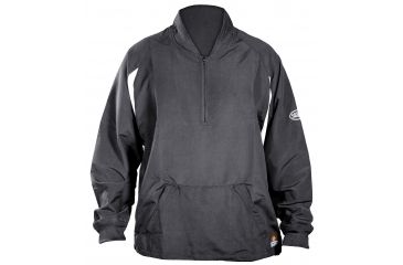 Image of Louisville Slugger Youth Slugger Batting Cage Pull-Over Long Sleeve,Grey,Small LS1432-YS-GY