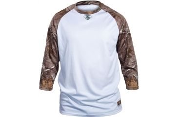 Image of Louisville Slugger Youth Slugger Loose-Fit 3/4 Sleeve Shirt,Realtree Xtra,Medium LS1526-YM-XT