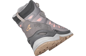 Image of Lowa Ferrox GTX Mid Hiking Boot - Womens, Grey/Rose, 10, 3206799032-GRYROS-M100
