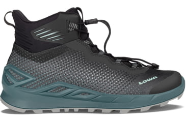 Image of Lowa Merger GTX Mid Hiking Boots - Womens, Petrol/Ice Blue, 11, 3204327442-11