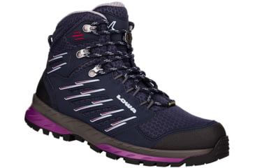 Image of Lowa Trek Evo GTX Mid Hiking Boots - Womens, Navy/Berry, 7, 2207436951-NAVBER-M-7
