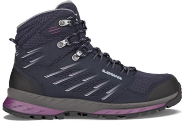 Image of Lowa Trek Evo GTX Mid Hiking Boots - Womens, Navy/Berry, 7, 2207436951-NAVBER-M-7