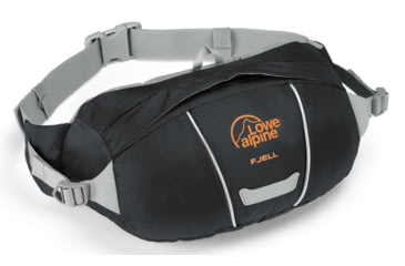Image of Lowe Alpine Fjell Lumbar Pack-Black/Pumpkin
