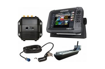 Image of Lowrance HDS-7 Gen3 Insight Mid/High/3D Bundle, New Condition LOW-000-12914-001