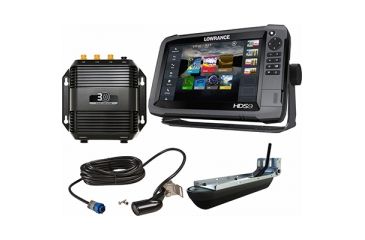 Image of Lowrance HDS-9 Gen3 Insight Mid/High/3D Bundle, New Condition LOW-000-12915-001