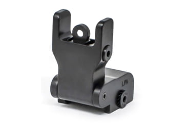 Image of LPA AR Tactical Ghost Ring Adjustable Iron Sight, Adjustable Height by Click Washer, Picatinny Rail, Black, T-MAS5