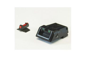Image of LPA SPF Fiber Optic Adjustable Sight Set For Bul M5, Black, SPF11BU