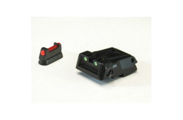 Image of LPA SPF Fiber Optic Adjustable Sight Set For CZ Shadow, Black, SPF06CZ