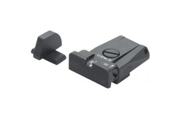 Image of LPA SPR Adjustable Black Serrated Sight Set For Beretta Mod. 8000 Cougar, Black, SPR94BE07