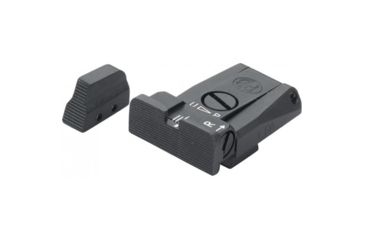 Image of LPA SPR Adjustable Black Serrated Sight Set For Beretta Mod. - 92, 96, 98, M9, Black, SPR98BE07