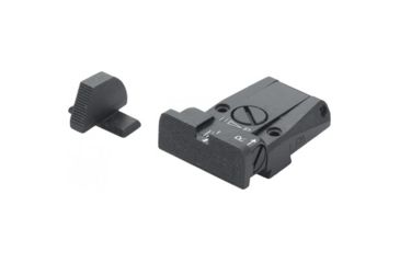 Image of LPA SPR Adjustable Black Serrated Sight Set For Sig Sauer P229 and Springfield XD, Black, SPR30SS07