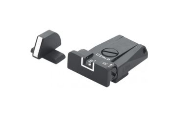 Image of LPA SPR Adjustable White Outline Sight Set For Beretta Mod. 8000 Cougar, Black, SPR94BE18
