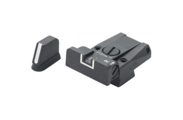 Image of LPA SPR Adjustable White Outline Sight Set For CZ 75, Old Model, Black, SPR75CZ18