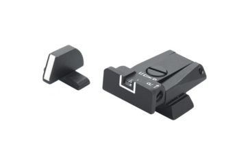 Image of LPA SPR Adjustable White Outline Sight Set For H&amp;K 40 USP, Black, SPR49HK18
