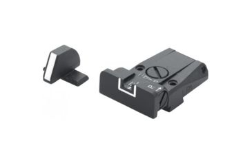 Image of LPA SPR Adjustable White Outline Sight Set For Sig Sauer P229 and Springfield XD, Black, SPR30SS18