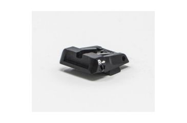 Image of LPA SPS Fully Adjustable Black Target Rear Fiber Optic Front Sight Set For Glock 17-41, Black, SPS16GL6F
