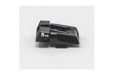 Image of LPA SPS Fully Adjustable White Dot Sight Set For Glock 17-41, Black, SPS16GL30