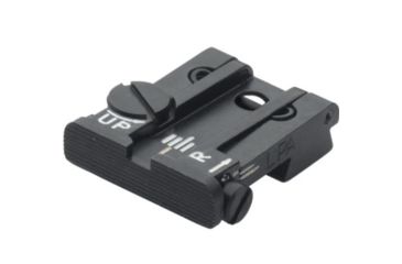 Image of LPA TPU Adjustable Rear Black Serrated Sight Set For CZ75SP01 Shadow, Black, TPU86BZ07