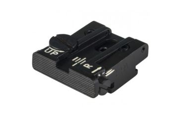 Image of LPA TPU Adjustable Rear Black Serrated Sight Set For S&amp;W SW99, Walther P99, Black, TPU19WA07