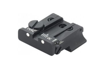 Image of LPA TPU Adjustable Rear White Dot Sight Set For CZ100, Black, TPU84BZ30