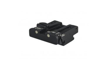 Image of LPA TPU Adjustable Rear White Dot Sight Set For S&amp;W SW99, Walther P99, Black, TPU19WA30