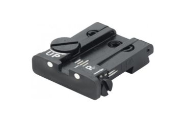 Image of LPA TPU Adjustable Rear White Dot Sight Set For Springfield &amp; Sig - P220/225 Etc. XD, Black, TPU25SS30