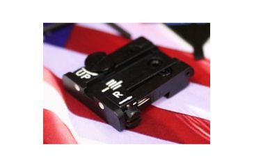 Image of LPA TPU Adjustable Rear White Dot Sight Set For Springfield &amp; Sig - P220/225 Etc. XD, Black, TPU25SS30