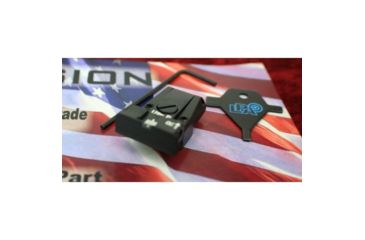 Image of LPA TRT Adjustable Rear Black Target Sight For Tanfoglio Match, Stock 2, Stock 3 and Custom 1911, Black, TRT96TA07