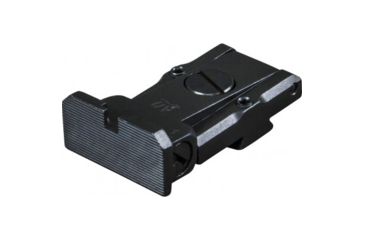Image of LPA TRT Adjustable Rear Sight Bomar Style For Colt 1911, Serrated 45, Black, TRT54FU07