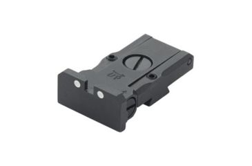 Image of LPA TRT Adjustable Rear Target White Dot Sight Set, TRT92BW-30, Black, TRT92BW30