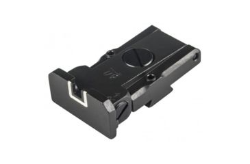 Image of LPA TRT Adjustable Rear Target White Outline Sight Set, TRT92BW-18, Black, TRT92BW18