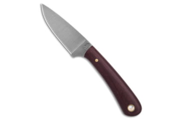 Image of LT Wright Knives Frontier Valley A2 Fixed Blade Knife, 3.00in, A2, Drop Point Blade, Micarta, Red Handle, Red/Gray, 6.625 inch, BHQ-174628