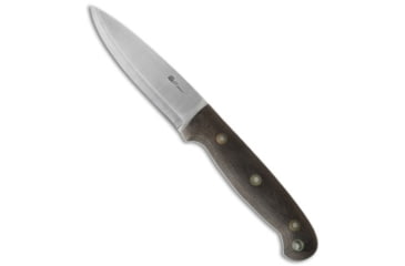Image of LT Wright Knives GNS Scandi Fixed Blade Knife, 4.50in, O1, Spear Point Blade, Micarta, Black Handle, Black/Gray, 9.50 inch, BHQ-31000